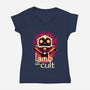 Lamb Of Cult-Womens-V-Neck-Tee-rmatix