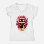 Lamb Of Cult-Womens-V-Neck-Tee-rmatix