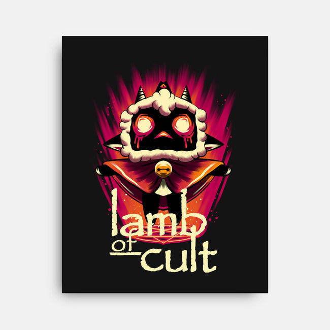Lamb Of Cult-None-Stretched-Canvas-rmatix