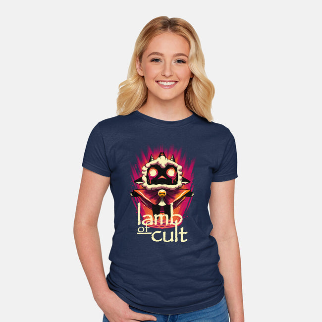 Lamb Of Cult-Womens-Fitted-Tee-rmatix