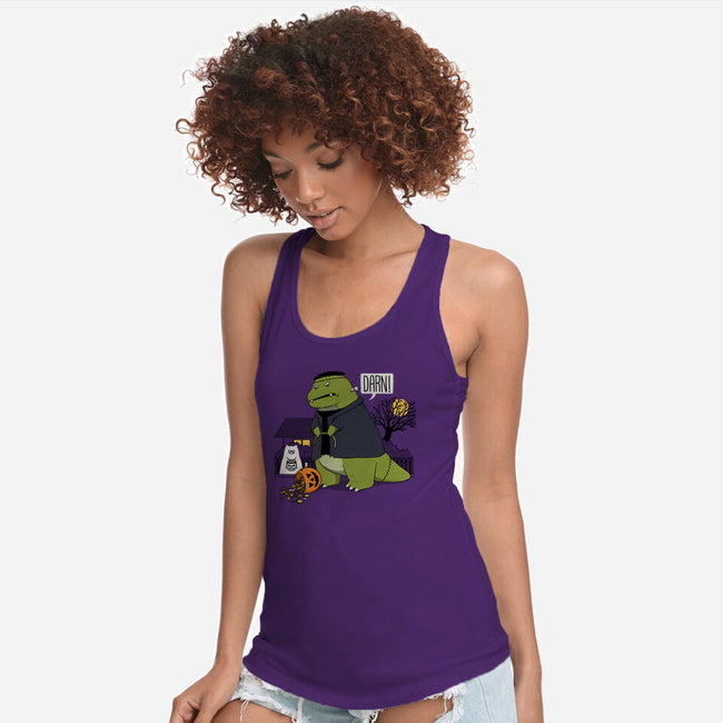 Darn Treats-Womens-Racerback-Tank-pigboom
