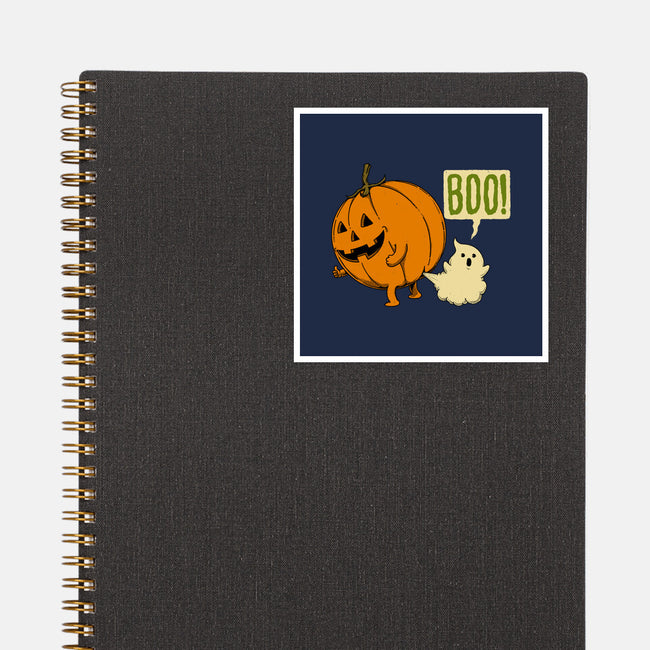 Spooky Fart-None-Glossy-Sticker-pigboom