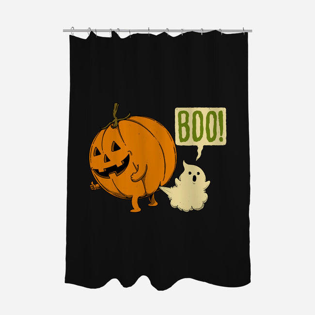 Spooky Fart-None-Polyester-Shower Curtain-pigboom