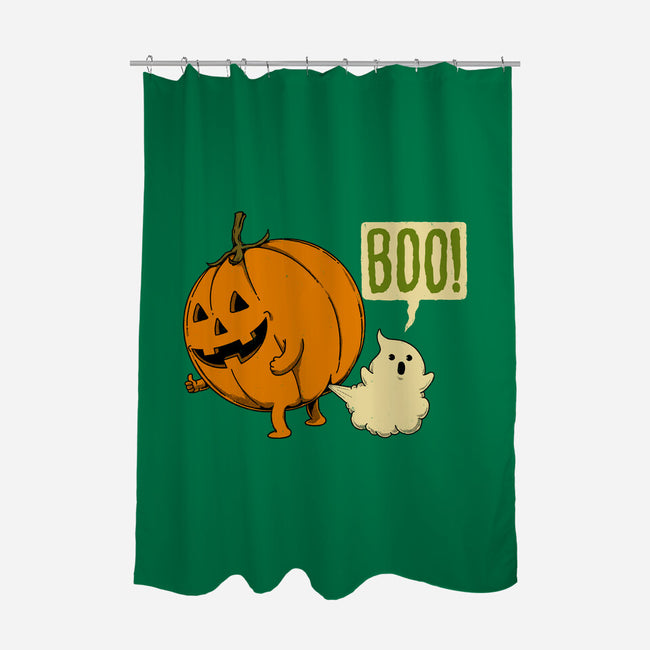 Spooky Fart-None-Polyester-Shower Curtain-pigboom
