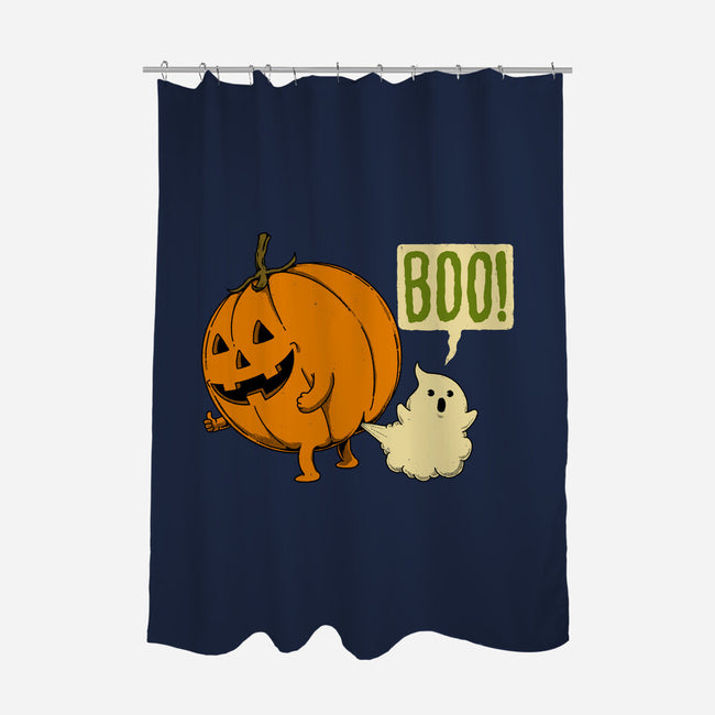 Spooky Fart-None-Polyester-Shower Curtain-pigboom
