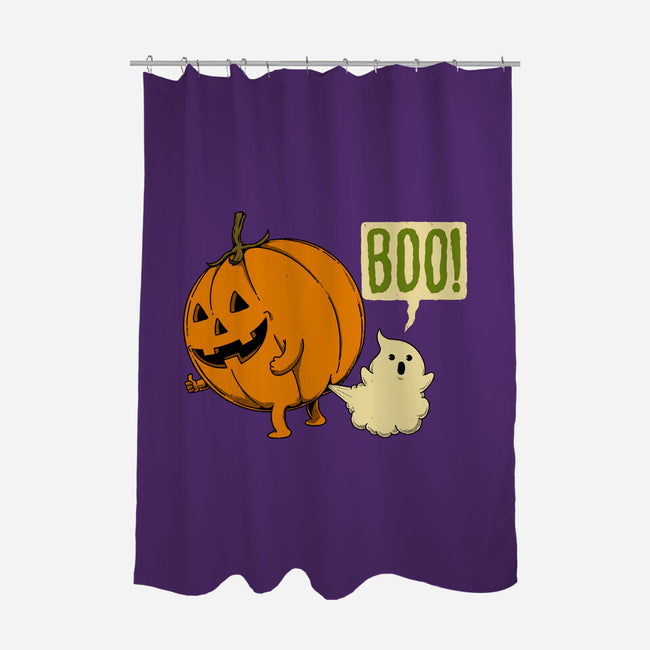 Spooky Fart-None-Polyester-Shower Curtain-pigboom