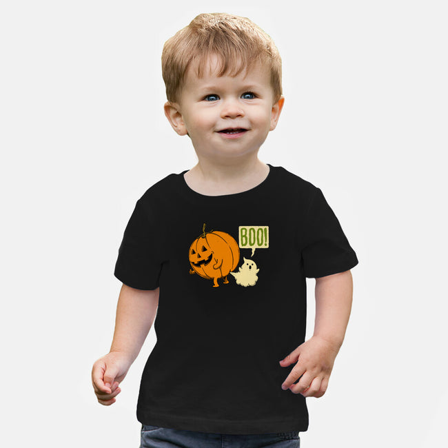 Spooky Fart-Baby-Basic-Tee-pigboom