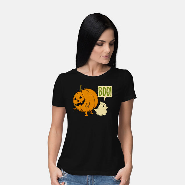 Spooky Fart-Womens-Basic-Tee-pigboom