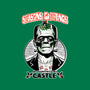 Frankenstein’s Castle-Womens-Fitted-Tee-palmstreet