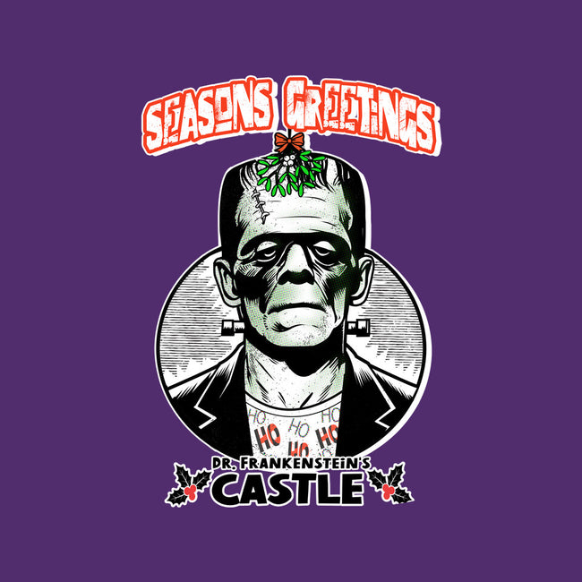 Frankenstein’s Castle-None-Fleece-Blanket-palmstreet