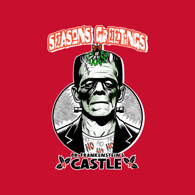 Frankenstein’s Castle-None-Fleece-Blanket-palmstreet