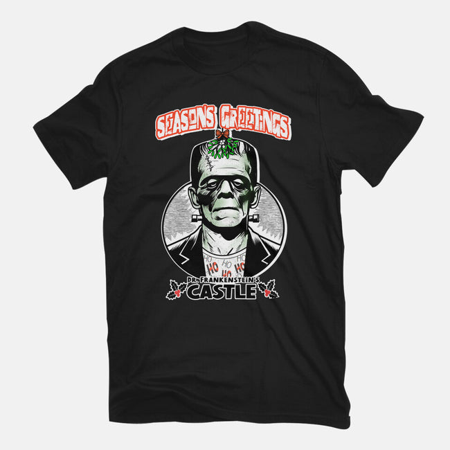 Frankenstein’s Castle-Womens-Fitted-Tee-palmstreet