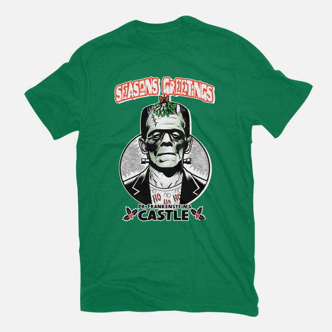 Frankenstein’s Castle-Womens-Fitted-Tee-palmstreet