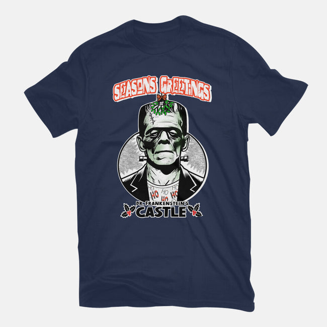 Frankenstein’s Castle-Womens-Fitted-Tee-palmstreet