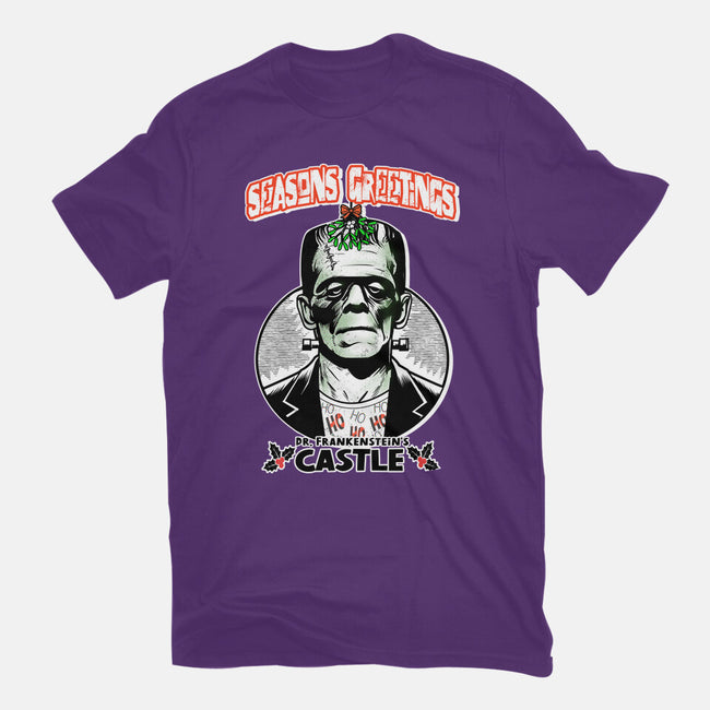 Frankenstein’s Castle-Womens-Fitted-Tee-palmstreet
