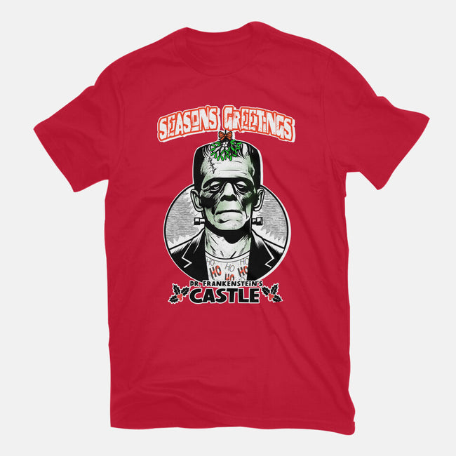 Frankenstein’s Castle-Womens-Fitted-Tee-palmstreet