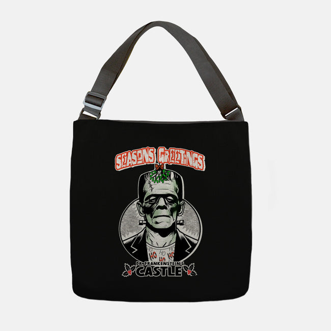 Frankenstein’s Castle-None-Adjustable Tote-Bag-palmstreet