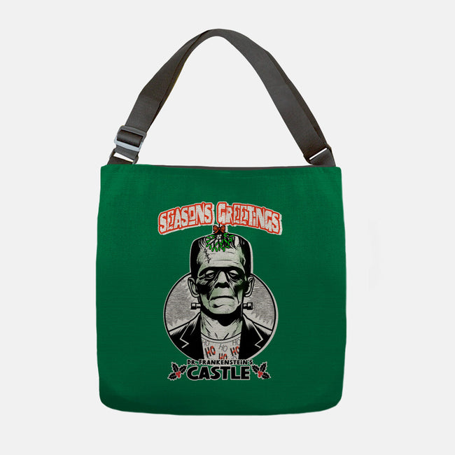 Frankenstein’s Castle-None-Adjustable Tote-Bag-palmstreet