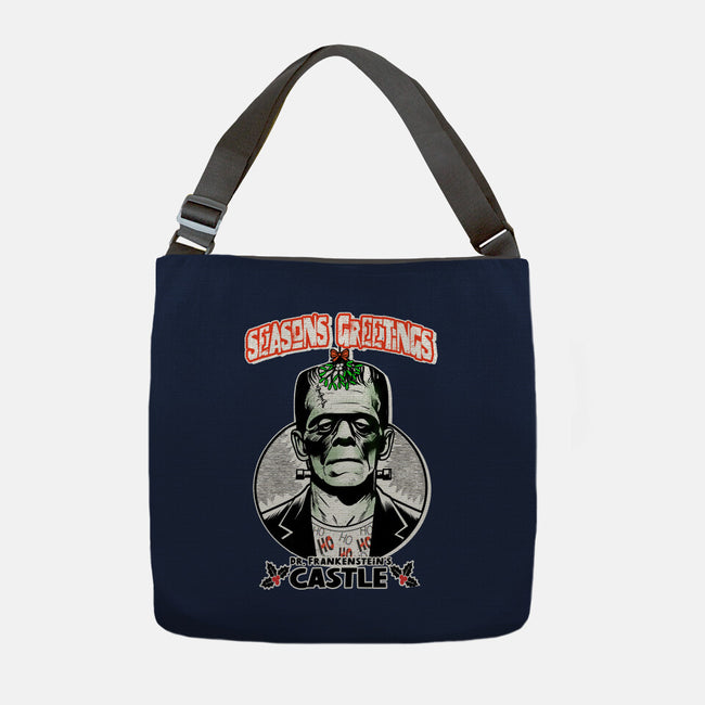 Frankenstein’s Castle-None-Adjustable Tote-Bag-palmstreet