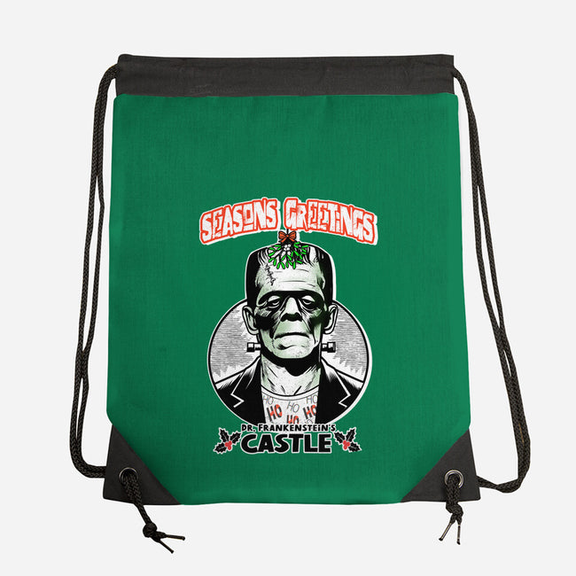 Frankenstein’s Castle-None-Drawstring-Bag-palmstreet