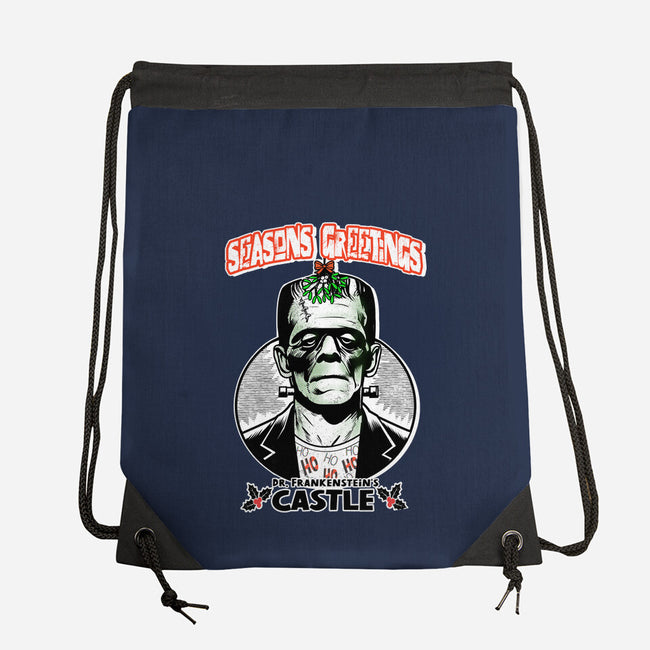 Frankenstein’s Castle-None-Drawstring-Bag-palmstreet