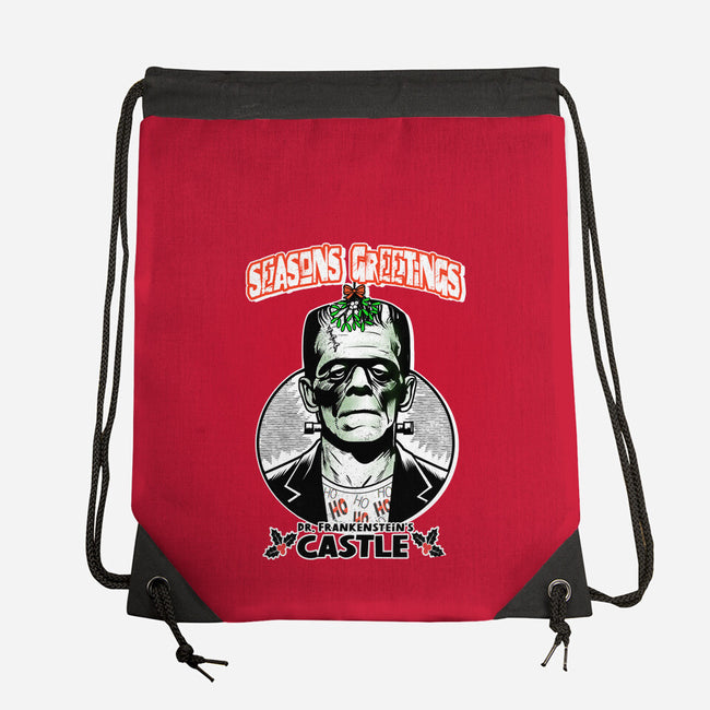 Frankenstein’s Castle-None-Drawstring-Bag-palmstreet