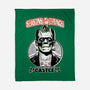Frankenstein’s Castle-None-Fleece-Blanket-palmstreet