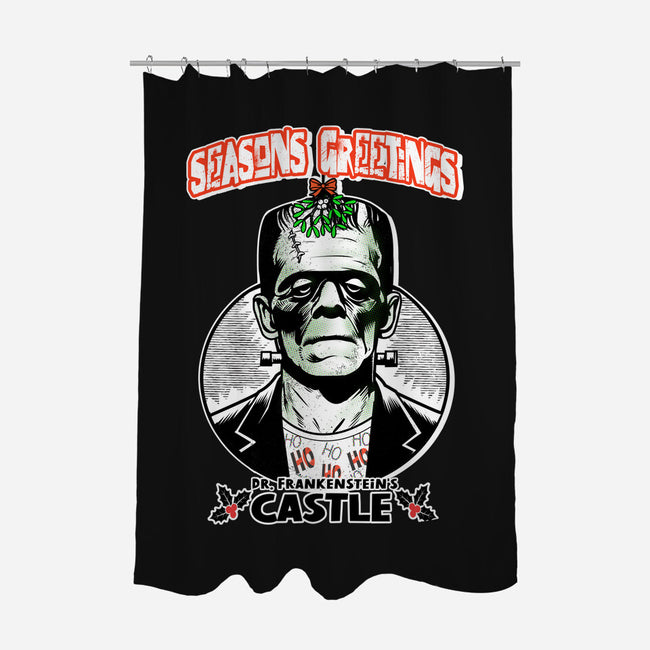 Frankenstein’s Castle-None-Polyester-Shower Curtain-palmstreet