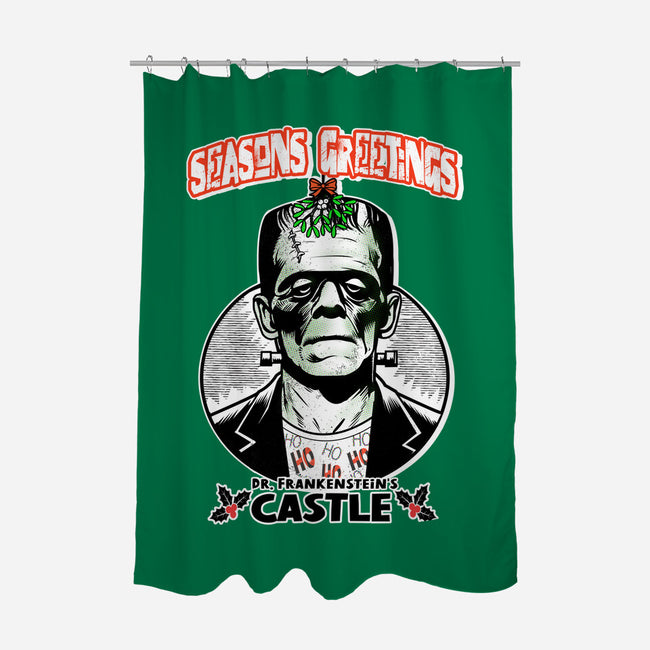 Frankenstein’s Castle-None-Polyester-Shower Curtain-palmstreet