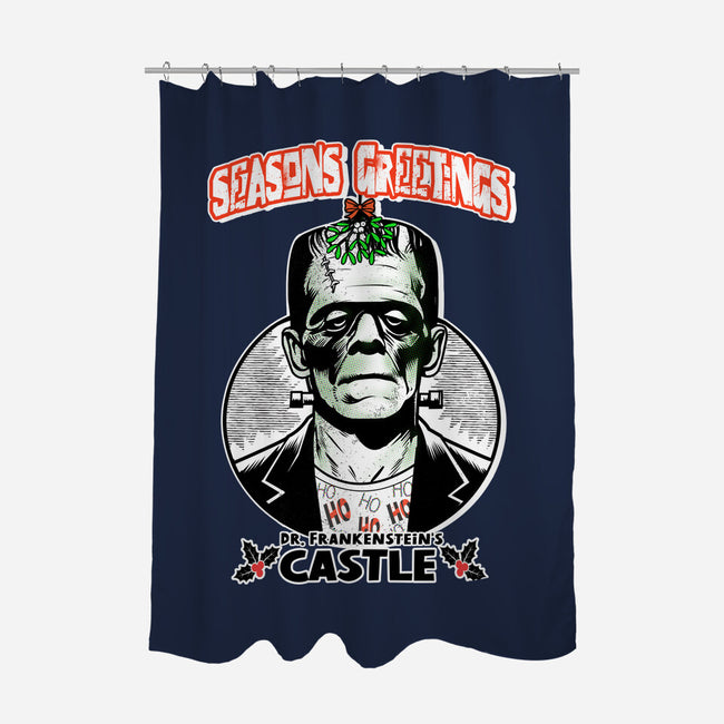 Frankenstein’s Castle-None-Polyester-Shower Curtain-palmstreet