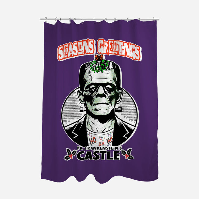 Frankenstein’s Castle-None-Polyester-Shower Curtain-palmstreet