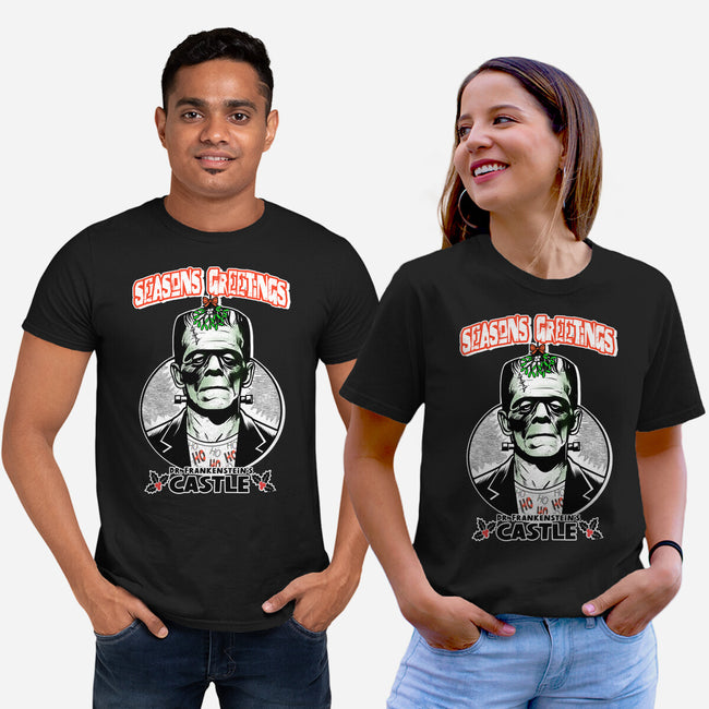 Frankenstein’s Castle-Unisex-Basic-Tee-palmstreet