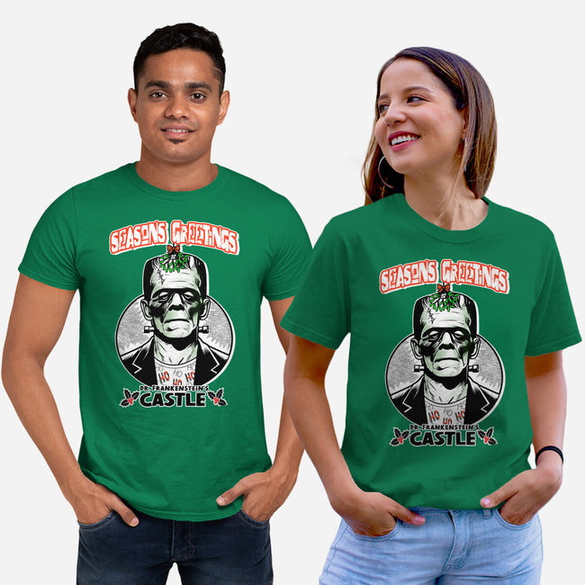 Frankenstein’s Castle-Unisex-Basic-Tee-palmstreet