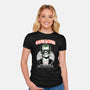 Frankenstein’s Castle-Womens-Fitted-Tee-palmstreet