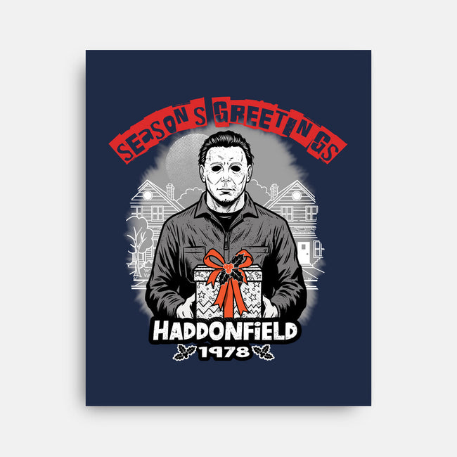 Season’s Greetings From Haddonville 1978-None-Stretched-Canvas-palmstreet