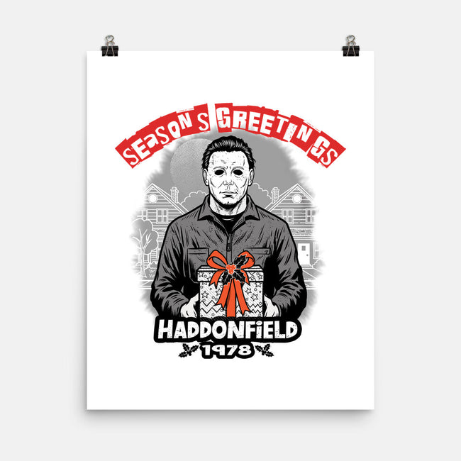 Season’s Greetings From Haddonville 1978-None-Matte-Poster-palmstreet