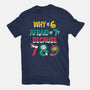 Why Is 6 Afraid Of 7-Womens-Fitted-Tee-krisren28