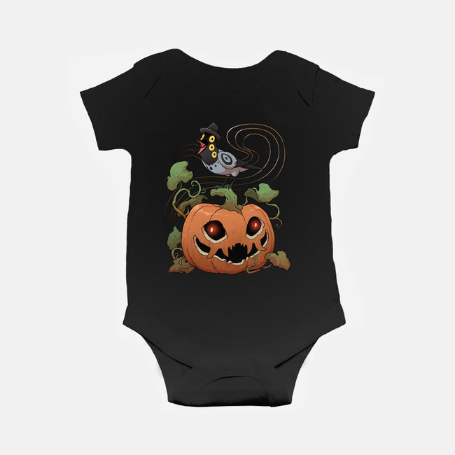 Pumpkin Tiger-Baby-Basic-Onesie-DoOomcat