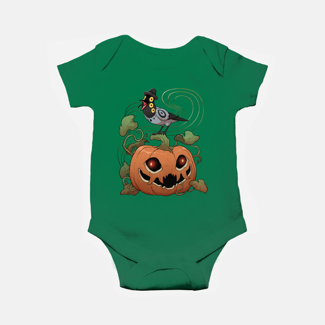 Pumpkin Tiger-Baby-Basic-Onesie-DoOomcat