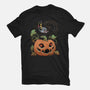 Pumpkin Tiger-Mens-Basic-Tee-DoOomcat