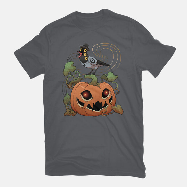 Pumpkin Tiger-Mens-Basic-Tee-DoOomcat