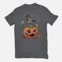 Pumpkin Tiger-Womens-Basic-Tee-DoOomcat