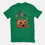 Pumpkin Tiger-Unisex-Basic-Tee-DoOomcat