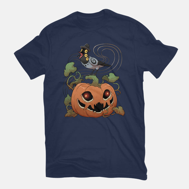 Pumpkin Tiger-Unisex-Basic-Tee-DoOomcat