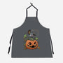 Pumpkin Tiger-Unisex-Kitchen-Apron-DoOomcat