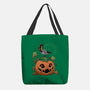 Pumpkin Tiger-None-Basic Tote-Bag-DoOomcat