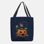 Pumpkin Tiger-None-Basic Tote-Bag-DoOomcat