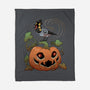 Pumpkin Tiger-None-Fleece-Blanket-DoOomcat