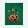 Pumpkin Tiger-None-Fleece-Blanket-DoOomcat