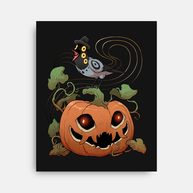 Pumpkin Tiger-None-Stretched-Canvas-DoOomcat
